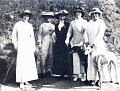 Sheringham 1913 FANNY RODOCANACHI (née Vlasto) - HELEN VLASTO (née Zarifi) - OPIE IONIDES (née Zarifi) + NETTA ZARIFI (née Vlasto) - NELLIE DEMETR